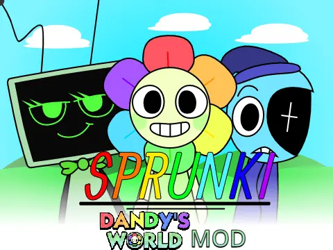 Incredibox Sprunki Dandys World Mod WIP Game Cover