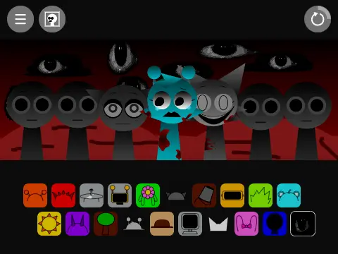 Incredibox Sprunki Featuring Synthy Retake Game Logo