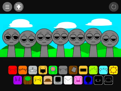 Incredibox Sprunki on Scratch - music creation template game