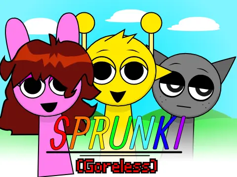Incredibox Sprunki Friday Night Funkin Goreless Mod Game Cover