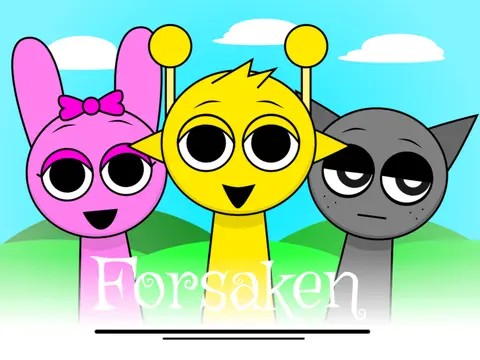 Official logo for Incredibox Sprunki Forsaken V3 horror mod