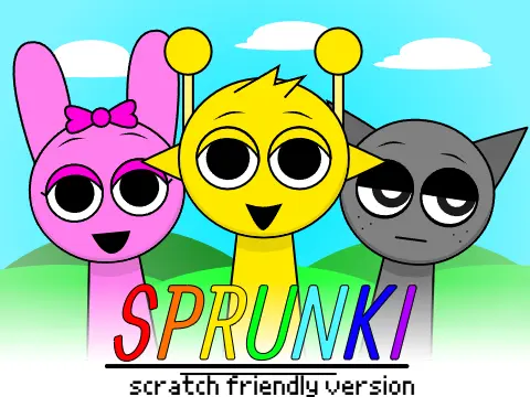 Incredibox Sprunki Free Game Logo featuring colorful Sprunki characters