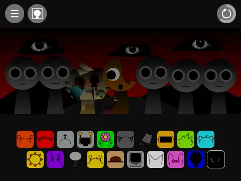 Incredibox Style Music Game with Goobey Goobs Sprunki Characters