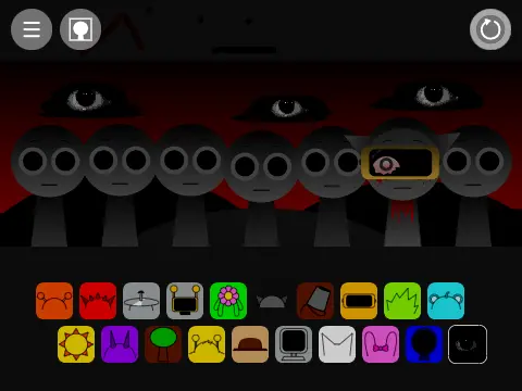Incredibox Sprunki Gray Ded game logo featuring gray characters