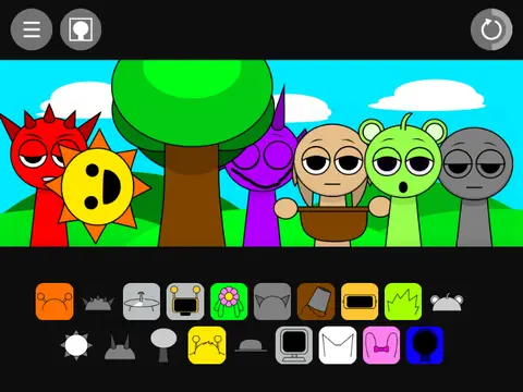 Incredibox Sprunki Hell Game Logo