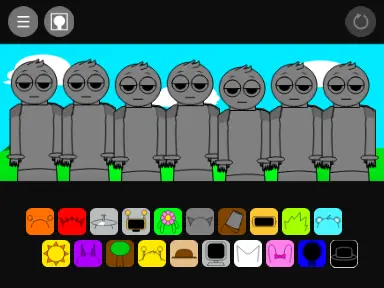 Official logo for Incredibox Sprunki Human game featuring humanized Sprunki characters