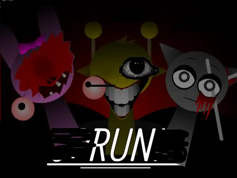 Incredibox Sprunki Infected 3 game cover showing infected characters