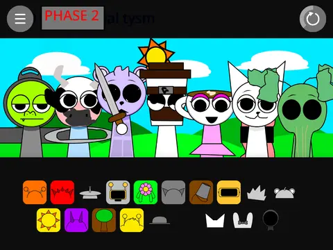 Incredibox Sprunki Italian Brainrot V2 character mixing music