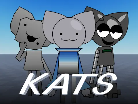 Incredibox Sprunki Kats character with musical notes