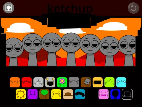 Incredibox Sprunki Ketchup Remix Game Cover