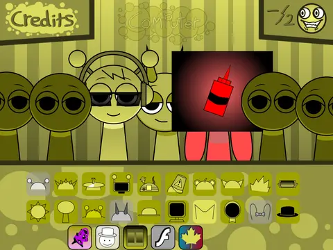Logo for Incredibox Sprunki Ketchup Unfinished mod showing ketchup-themed characters