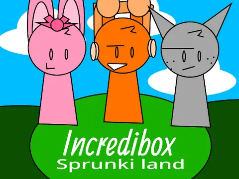 Incredibox Sprunki Land game logo featuring musical Sprunki characters in fantasy land