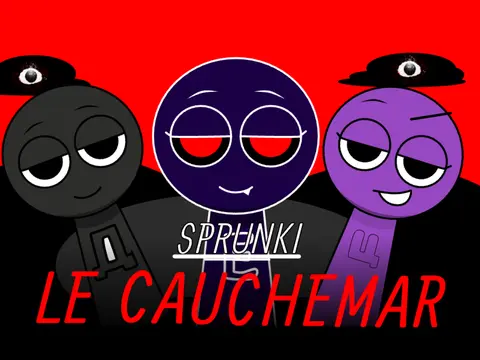 Incredibox Sprunki Le Cauchemar horror music game cover image
