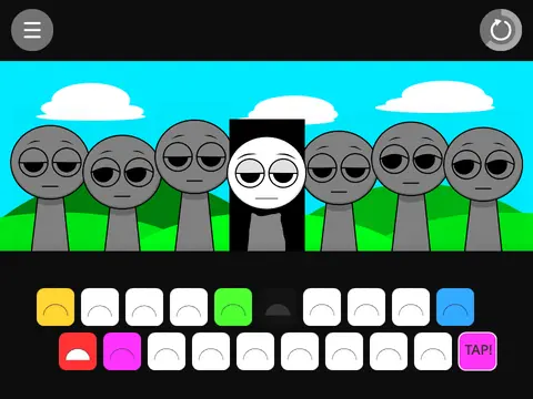 Logo for the original Incredibox Sprunki Make Your Own OC Here character creation game