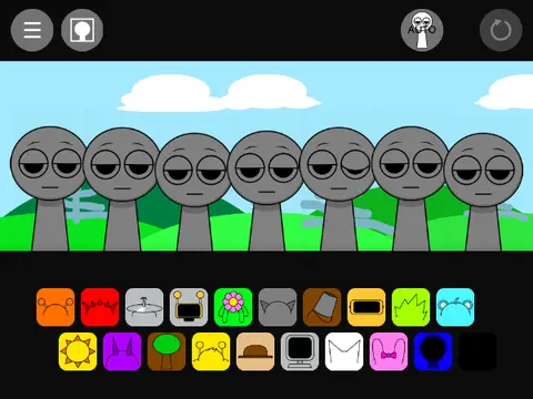 Incredibox Sprunki Mod featuring custom characters and music creation