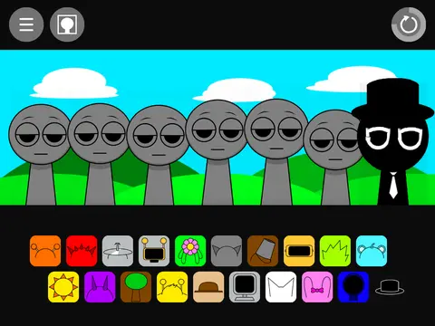 Incredibox Sprunki Modded Reupload Remix updated mod game cover