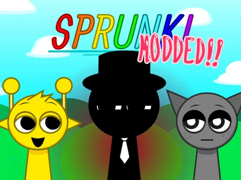 Incredibox Sprunki Modded V8 Logo and Cover – Create Music with Modded Sprunki Characters