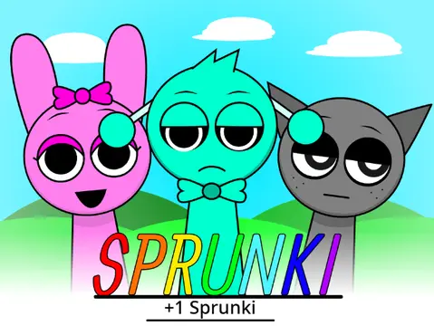 Incredibox Sprunki New Sprunki game cover showing new sprunki characters