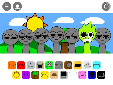 Official logo for Incredibox Sprunki New Update version 2 featuring colorful Sprunki characters