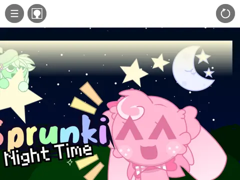 Logo for the finished and complete version of Incredibox Sprunki Night Edition mod