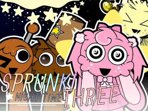 Logo for the Incredibox Sprunki Night Time 3 Phase 3 unofficial crossover modification
