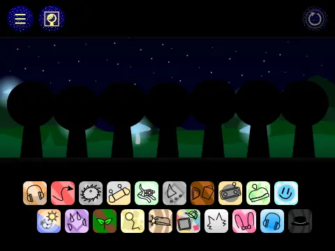 Official logo for Incredibox Sprunki Night Time Phase 3 Seals game featuring musical seals