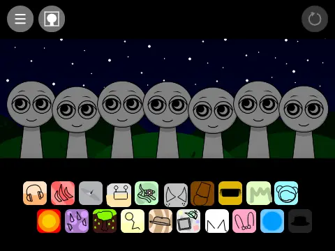 Logo for Incredibox Sprunki Night Time Remix-2 V3