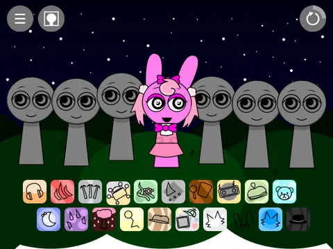 Logo for Incredibox Sprunki Night Time Remix V3 mod