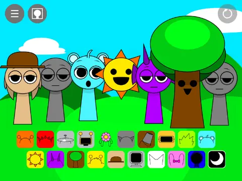 Logo for Incredibox Sprunki Night Time Remix V4 mod
