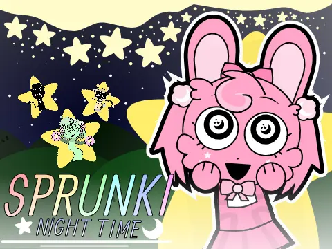 Logo for Incredibox Sprunki Night Time Remix V7