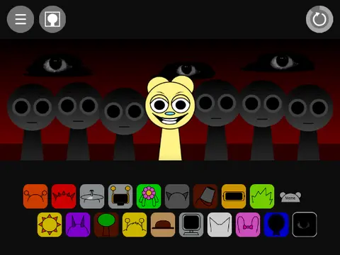 Scary Sprunki mod with horror character transformations