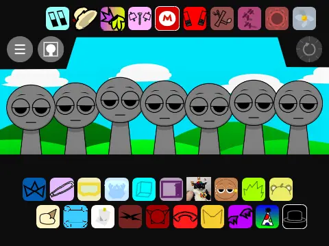 Official logo for Incredibox Sprunki OC Real Final Update character creation game