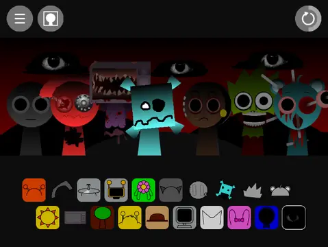 Incredibox Sprunki OCS game logo featuring custom character creation