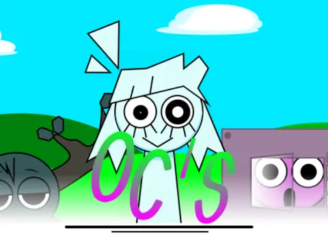 Official logo for Incredibox Sprunki OCS Sprunkin Version character creation game