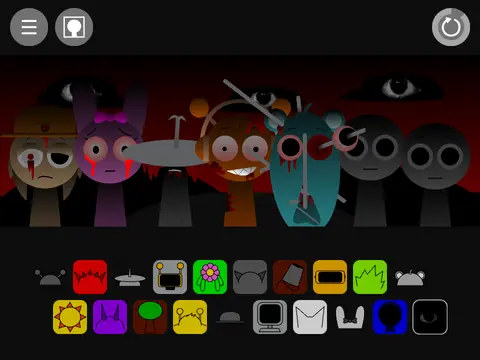 Incredibox Sprunki Oren is Killer Mod Remix Logo