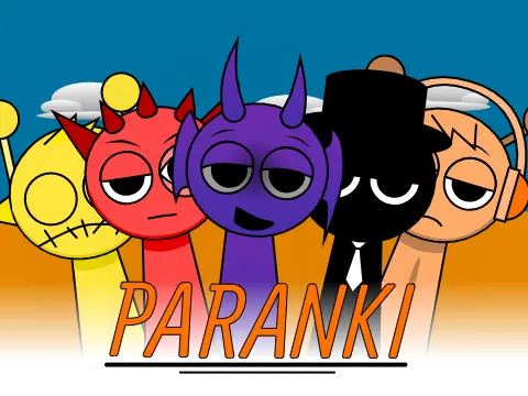 Incredibox Sprunki Paranki character music game illustration