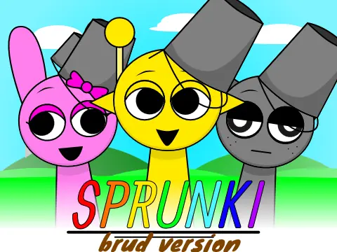 Incredibox Sprunki mod cover featuring all Brud characters