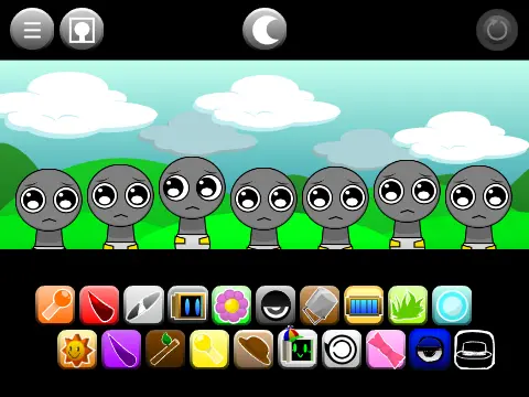 The original Phase 0 logo featuring classic Sprunki characters Incredibox Sprunki Phase 0 Official Logo