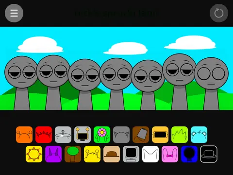 Incredibox Sprunki Phase game cover showing sprunki characters creating music