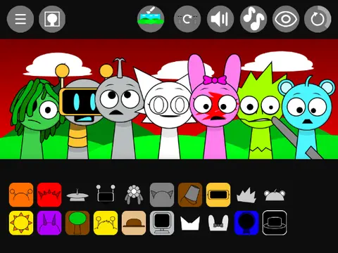 Incredibox Sprunki Phase alternative version gameplay interface