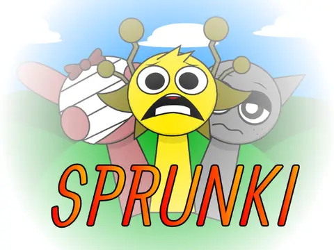 Official Sprunki Phase 3 Definitive Retake But Alive game cover art featuring alive characters