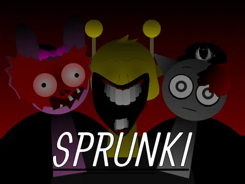 Sprunki Phase 3 V6 characters creating music together
