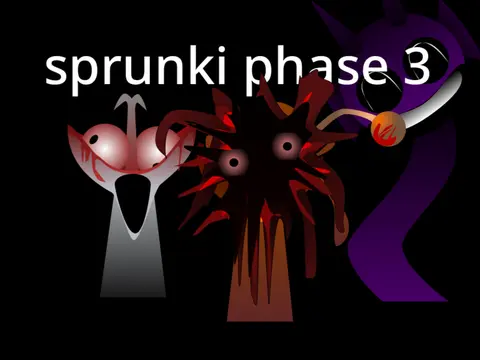 Incredibox Sprunki Phase Durple edition game cover featuring funny Sprunki characters