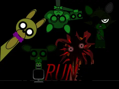 Incredibox Sprunki Phase Remix But Fanf game cover image showing musical characters