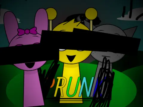 Incredibox game mod featuring Sprunki characters in musical rhythm gameplay