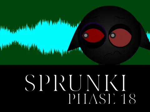 Incredibox Sprunki Phase 18 Game Logo - Horror Mod Edition