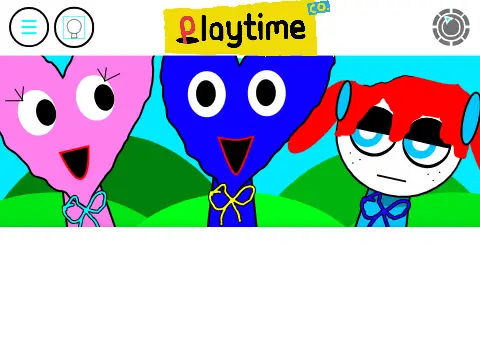 Incredibox Sprunki Poppy Playtime Edition game cover featuring horror characters