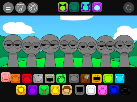 Incredibox Sprunki Pyramixed 0.9 OC Remix Game Cover