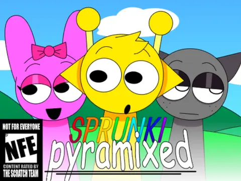 NFE Incredibox Sprunki Pyramixed Game Logo