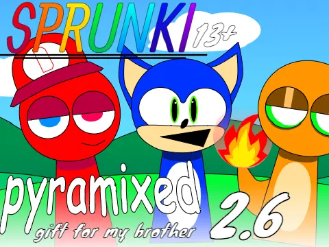 incredibox sprunki pyramixed gift for my brother remix logo cover